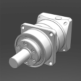 HPG-R-J2 - Harmonic Drive® planetary gear with helical toothing and smooth output shaft